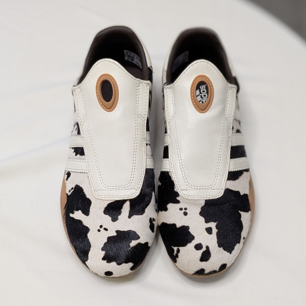 Adidas Originals Brown and Cream Slip-Ons